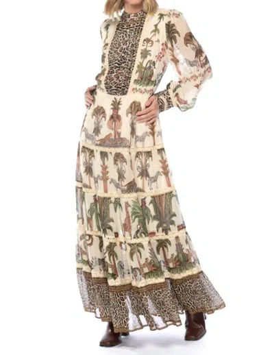 Tolani Tamal Maxi Dress In Safari In Multi