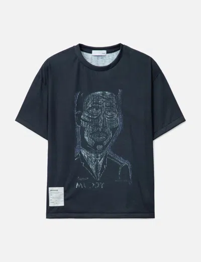 Tolq Short Sleeve Trompe L'oeil Scratch T-shirt