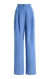 Tolu Coker Tailored High-waisted Trousers In Blue