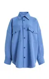 Tolu Coker Tailored Orile Shirt In Blue