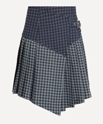 Tolu Coker Women's Kilt Skirt In Gray