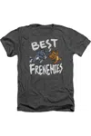 Tom And Jerry Movie Best Frenemies Adult Heather Tee / T-shirt In Grey