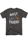 Tom And Jerry Movie Best Frenemies Short Sleeve Adult Tee / T-shirt In Grey