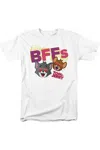 Tom And Jerry Movie Bffs Short Sleeve Adult Tee / T-shirt In White