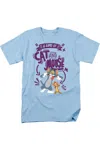 Tom And Jerry Movie Cat And Mouse Short Sleeve Adult Tee / T-shirt In Blue