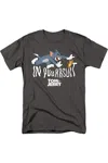 Tom And Jerry Movie In Pursuit Short Sleeve Adult Tee / T-shirt In Black
