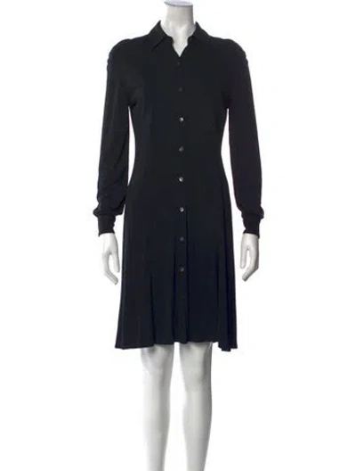 Pre-owned Tom And Linda Platt Knee-length Dress In Black