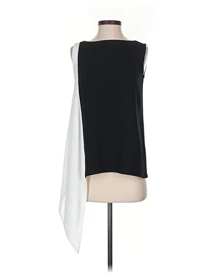 Pre-owned Tom And Linda Platt Sleeveless Blouse In Black