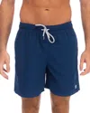 Tom & Teddy Low-rise Swim Trunks In Midnight Blue