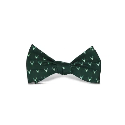Tom Astin Men's Green Oh Deer Bow Tie