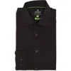 Tom Baine Comfort 4-way Stretch Winkle Free Performance Dress Shirt In Black