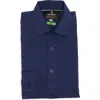 Tom Baine Comfort 4-way Stretch Winkle Free Performance Dress Shirt In Navy