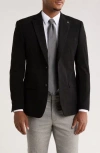 Tom Baine Corduroy Two-button Sport Coat In Black