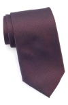 Tom Baine Geo Dot Tie In Burgundy