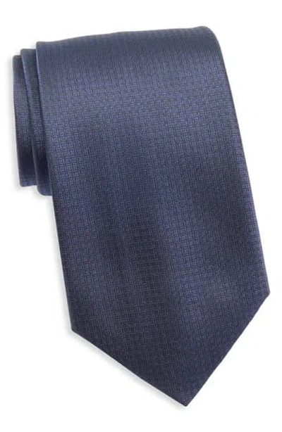 Tom Baine Geo Jacquard Tie In Blue