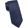 Tom Baine Grid Texture Tie In Blue