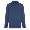 Tom Baine Solid Quarter Zip Pullover In Multi
