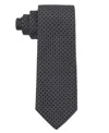 Tom Baine Men's Classic Tie In Black Circles