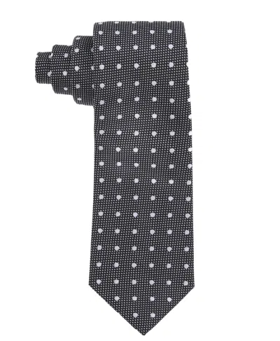 Tom Baine Men's Classic Tie In Black Dots