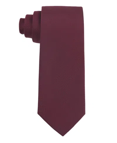 Tom Baine Men's Classic Tie In Burgundy