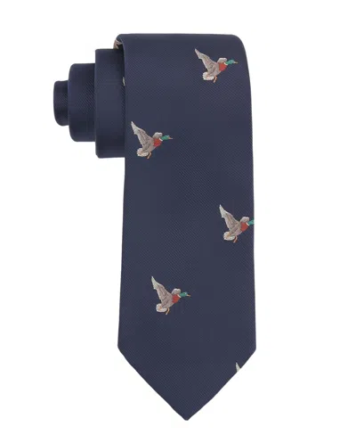 Tom Baine Men's Classic Tie In Navy Bird
