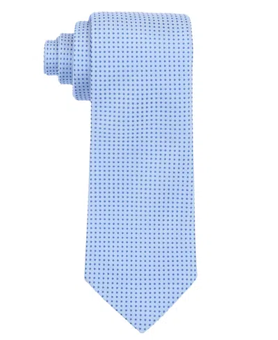 Tom Baine Men's Classic Tie In Sky Blue Dots