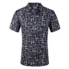 Tom Baine Men's Performance Four-way Stretch Golf Polo In Black