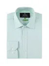 Tom Baine Men's Performance Slim Fit Four Way Stretch Shirt In Green