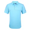Tom Baine Men's Performance Solid Four-way Stretch Golf Polo In Blue