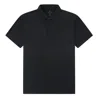 Tom Baine Men's Performance Stretch Solid Short Sleeve Polo In Black