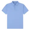 Tom Baine Men's Performance Stretch Solid Short Sleeve Polo In Blue