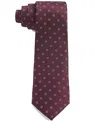 Tom Baine Men's Pin Dot Classic Tie In Purple