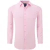 Tom Baine Regular Fit Performance Stretch Long Sleeve Button Front Shirt In Pink
