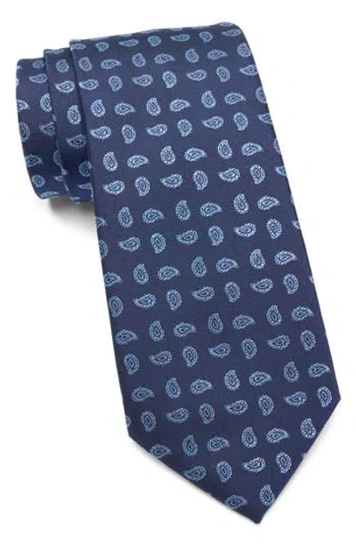 Tom Baine Paisley Tie In Blue