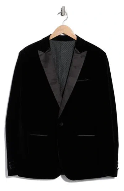 TOM BAINE TOM BAINE PEAK LAPEL VELVET DINNER JACKET