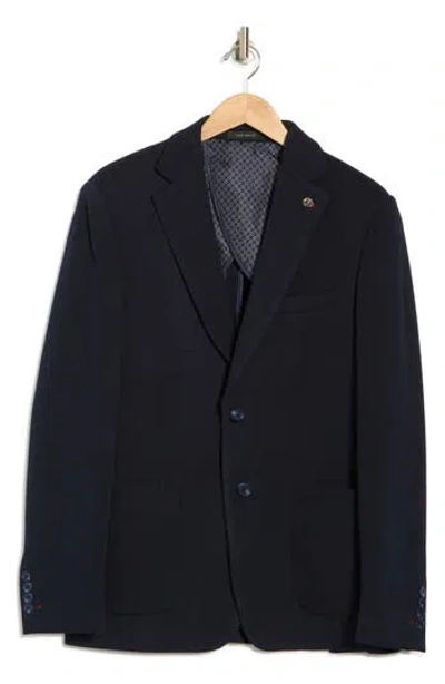 Tom Baine Performance Knit Sport Coat In Navy