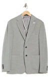 Tom Baine Performance Knit Sport Coat In Silver