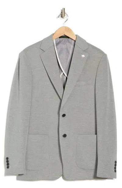 Tom Baine Performance Knit Sport Coat In Silver