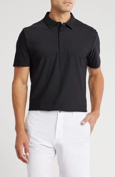 Tom Baine Performance Polo In Black
