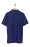 Tom Baine Performance Polo In Blue