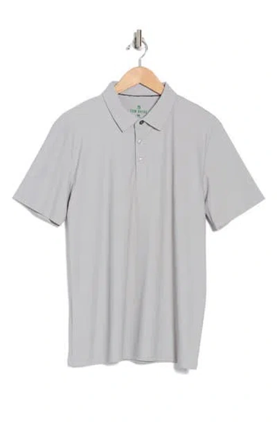 Tom Baine Performance Polo In Grey