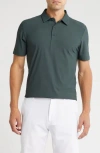 Tom Baine Performance Polo In Hunter Green