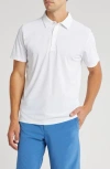 Tom Baine Performance Polo In White