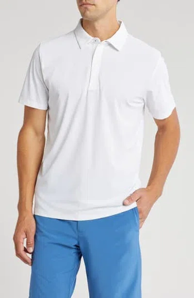 Tom Baine Performance Polo In White