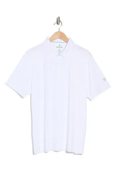 Tom Baine Performance Stretch Polo In White