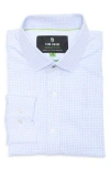 Tom Baine Performance Stretch Winkle Free Button-down Shirt In Blue