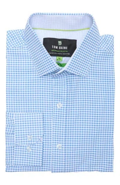 TOM BAINE TOM BAINE PERFORMANCE STRETCH WINKLE FREE BUTTON-UP SHIRT