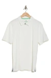 Tom Baine Quarter Zip Golf Polo In White
