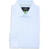 Tom Baine Slim Fit 4-way Stretch Performance Button-down Shirt In Blue