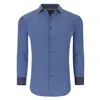 Tom Baine Slim Fit Performance Long Sleeve Geometric Button Down In Multi